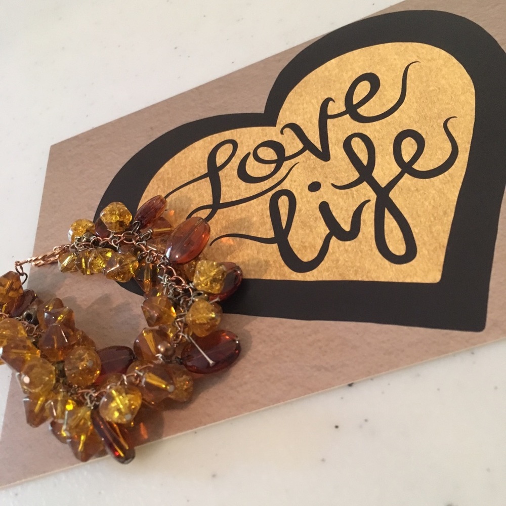 Amber Bead Bracelet